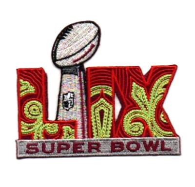 BASEPX 2024 CHIEFS vs. EAGLES SUPER BOWL 59 LIX ⭐Embroidery-Fabric⭐ Stick-on PATCH