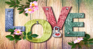 Full Drill DIY 5D Diamond Painting Love Key Cross Stitch Embroidery Wall Large - Picture 1 of 6