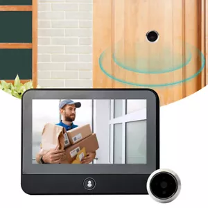 Türspion Überwachungs Kamera Funk Tuya WiFi Handyübertragung mit Akku & Display - Bild 1 von 19