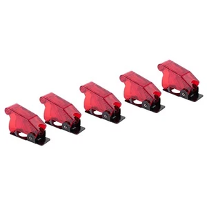 Plastic 12mm Toggle Switch Cover Protector Guard 5pcs Red V4T51418 - Bild 1 von 8