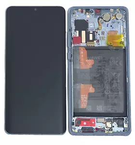 Originalhuawei P30Pro Lcddisplaybildschirm De Rahmen&akku Bleu/Breathingcrystal - Photo 1 sur 3