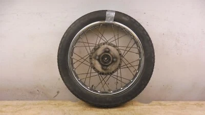 1974 Honda CB360 Twin H906-4b) rear wheel rim with sprocket 18in - Image 1 of 4