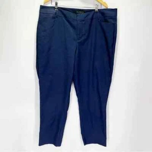 Eloquii Sz 18 Katy Taper Leg Stretch Professional Wear Trouser Pants High Rise - Picture 1 of 4