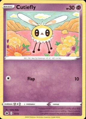 Cutiefly 2022 Pokemon TCG 11/15 Pack Fresh Card PL - Image 1 of 2