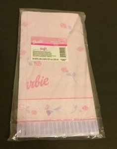 2001 BARBIE Table Cover Enchanting Barbie by Party Express 54" x 89" NOS - Picture 1 of 8
