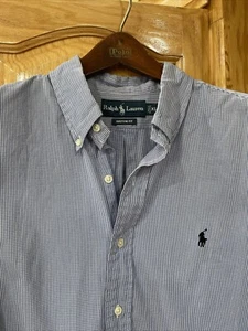RALPH LAUREN BLAKE 100% BAUMWOLLE HERREN, FARBE BLAU, GRÖSSE XL, LANGARM - Bild 1 von 6