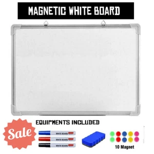 Magnetic Whiteboard Dry Wipe, White Board For Office School Home Small & Large - Picture 1 of 12