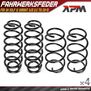 4x muelles muelles muelle de chasis delantero trasero para VW Golf VI Variant AJ5 1.6 TDI 2009-13 - Imagen 1 de 10