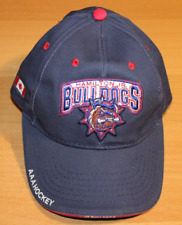 OMHA Hockey Hamilton Jr. Bulldogs AAA Snapback Hat Cap One Size Blue Adjustable