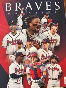 2024 ATLANTA BRAVES YEARBOOK MLB COMMEMORATES WORLD SERIES CHAMPIONS 328 PG - Picture 1 of 1