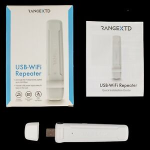 RANGEXTD Portable Flexible USB WiFi Repeater 300 Mbps WPS Push Button