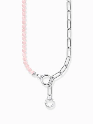 Thomas Sabo KE2193-035-9-L47V Collana in argento con elementi di catena a mag... - Immagine 1 di 3