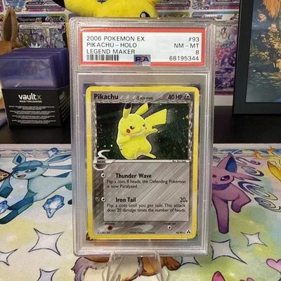 2006 POKEMON EX LEGEND MAKER #93 PIKACHU-HOLO PSA 8 - Image 1 of 4