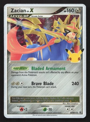 Pokemon Zacian LV. X - Promo SWSH: Sword & Shield Promo Cards SWSH135 NM - Image 1 of 2