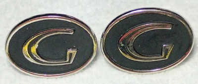 G Monogram Initial Letter Vintage HICKOK LARGE Cuff Links Gibson Graham Griffin - Image 1 of 4