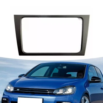 ABS Bezel Trim for Car CD Box Radio Head Unit Fits For Golf 6 For GTI For MK6 - Image 1 of 4