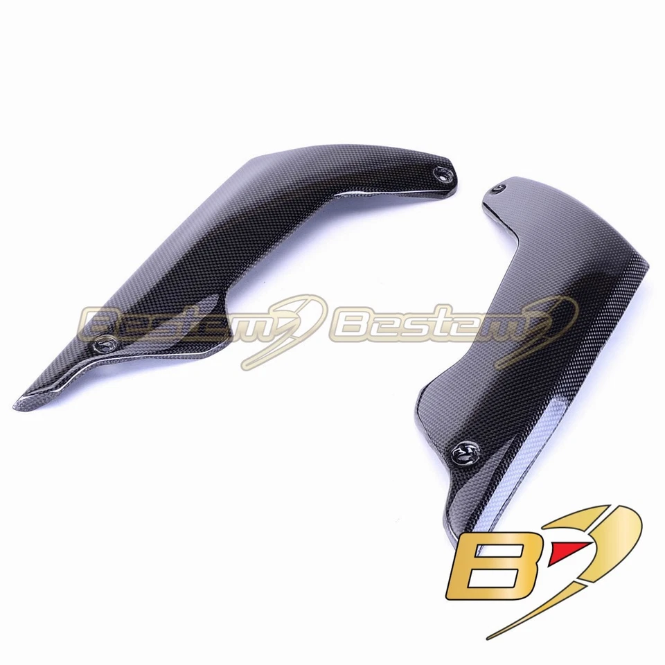 Cubiertas laterales guardabarros delantero BMW K1200R 100 % fibra de carbono protectores de horquilla paneles carenado Foto 1 de 4