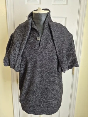 Paper Denim & Cloth Sweater Mens Gray Pullover Long Sleeve Knit Cotton Medium M - Image 1 of 4