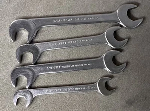 Vintage 4 Stück Proto Maulschlüssel Set gemischtes Set (3324,3328,3332,3336) - Bild 1 von 11