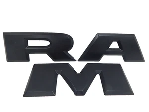 New OEM 2015-2024 Mopar RAM Back Rear Bed Tailgate Lettering Badge Decal Genuine - Picture 1 of 10