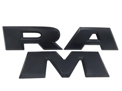 New OEM 2015-2024 Mopar RAM Back Rear Bed Tailgate Lettering Badge Decal Genuine - Image 1 of 4