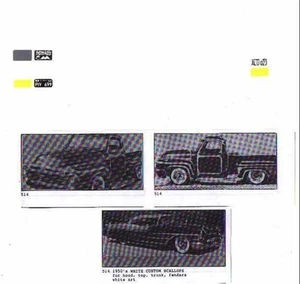 Fred Cady Decal #514 To Do The 1950`S White Custom Scallops - Picture 1 of 1