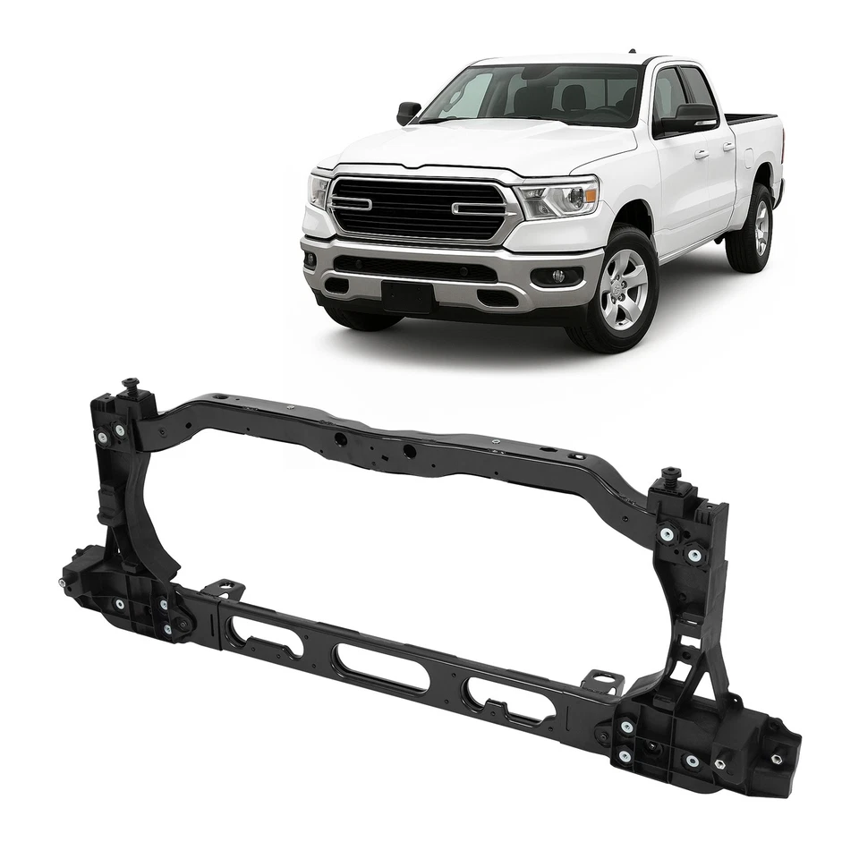Soporte de radiador de núcleo delantero para Dodge Ram 1500 2019-2024 #68403786AD #CH1225305 Foto 1 de 4