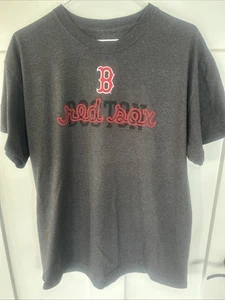 Damen T-Shirt grau MLB Boston Red Sox Original Merchandise sehr wenig getragen - Bild 1 von 5