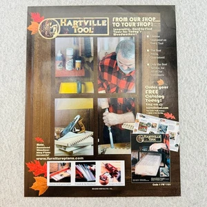Hartville Tool Vintage Print Ad Woodworking Tools 2001 - Picture 1 of 1