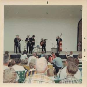 Bill Monroe & The Bluegrass Boys VINTAGE Candid 3.5x3.5 Photo 1967 - Picture 1 of 1