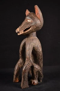 A Primitive Bakongo Dog Statue DR Congo Africa Afrique 464 - Picture 1 of 7
