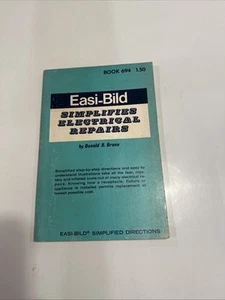Easi-bild Simplified Electrical Instructions Vtg 1973 Trade Paperback #694 - Picture 1 of 11