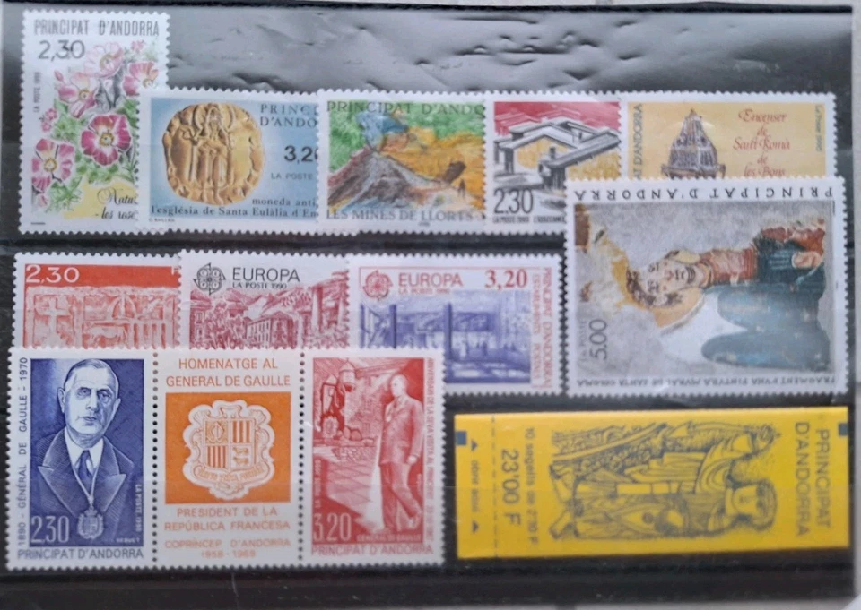 Andorre Neufs Sans Charnière MNH Lot Année 90 - Imagen 1 de 1