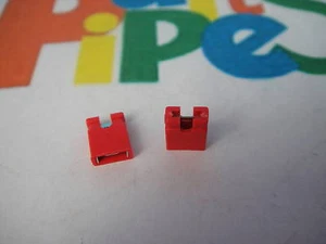 30pc Red Shunt Mini Jumper Plug 0.1" 2.54mm Spacing for Panel PCB Jumper - Picture 1 of 1