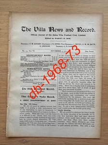 1911/12 Aston Villa v Middlesbrough - Div 1 - Picture 1 of 7