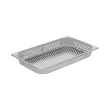 Chef Inox Anti-Jam Steam Pan Perforated 1/1 Size 65mm | Bnb Supplies