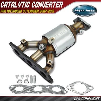 Convertidor catalítico trasero para Mitsubishi Outlander 2007 2008 2009-2013 V6 3,0 L Foto 1 de 4