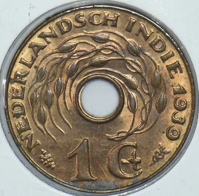 Centavo Indias Orientales Holandesas 1939 291599 envío combinado Foto 1 de 2