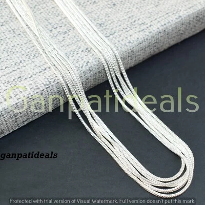 Lote de hasta 100 piezas collar colgante cadena plata 925 pulido cadena collar Foto 1 de 4