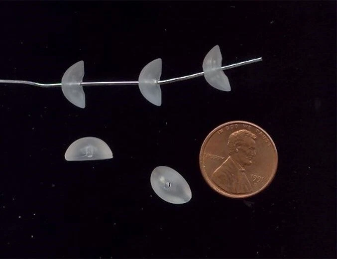 24 CRISTAL ACRÍLICO MATE VINTAGE 11x7mm. CUENTAS ESPACIADORAS MEDIA LUNA MEDIA LUNA 5649 Foto 1 de 1