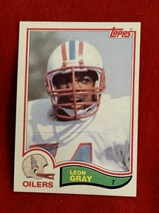 Leon Gray Houston Oilers Tackle Topps 1982 #69 - Bild 1 von 2