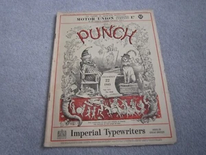 Vintage Punch Magazine ,Number 5368 ,December 22nd ,1943 - Picture 1 of 3