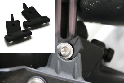 TIBELLI 2 X GANCIO SUPPORTO GANCIO PORTAPACCHI PER BMW R1200GS R 1200 GS PARAMANI PRO...