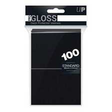 PRO-Gloss Standard Card Sleeves: Black (100) (Importación USA)