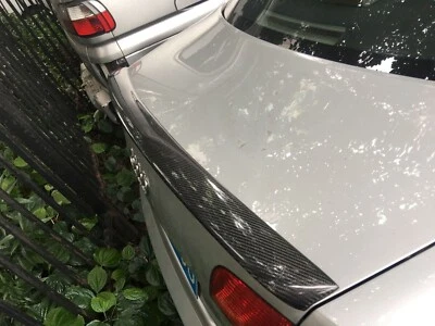 Alerón de fibra de carbono tipo F para Audi S4 B7 2005-2008 sedán 4 puertas Foto 1 de 4