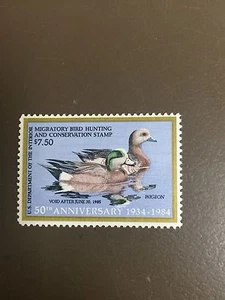 US RW51 Federal Duck Stamp - mint never hinged - very nice 1984 stamp - Picture 1 of 1