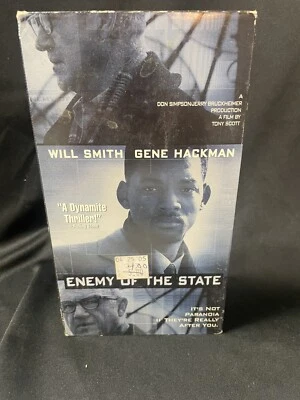 Enemy of The State- Will Smith & Gene Hackman- VHS Tape - Image 1 of 4