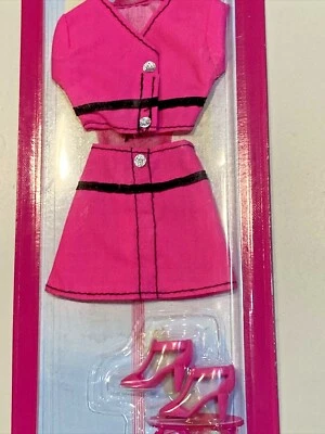 Roupas Barbie: Go In Style Fashions 1997 Mattel 68014-96 Novo na embalagem - Conjunto rosa quente - Imagem 1 de 3