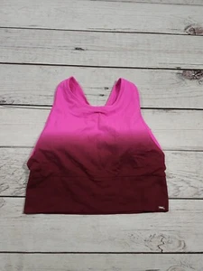 Victoria’s Secret PINK Lined Seamless Sports Bra XL Ombre High Neck P11 - Picture 1 of 5
