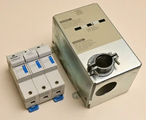 Agilent 6692A 3-Phase Fuse Circuit Breaker Assembly w/ Power Entry Cover 750V - Picture 1 of 6